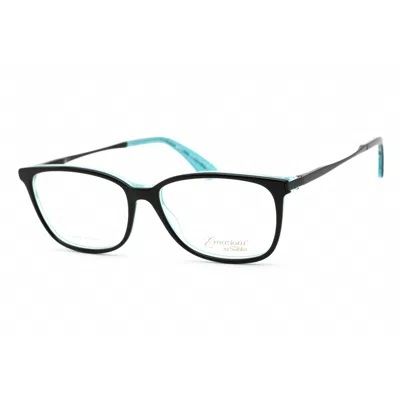 Emozioni Ladies Black Rectangular Eyeglass Frames 4044