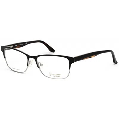Emozioni Ladies Black Rectangular Eyeglass Frames 4371