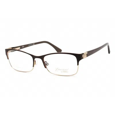 Emozioni Ladies Black Rectangular Eyeglass Frames 4376