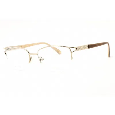 Emozioni Ladies Gold Tone Rectangular Eyeglass Frames 4377