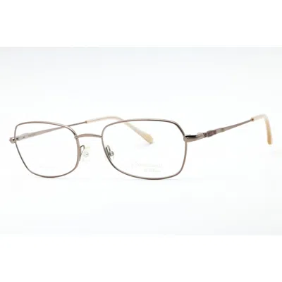 Emozioni Ladies Pink Rectangular Eyeglass Frames Em4404
