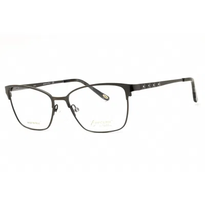 Emozioni Ladies Silver Tone Cat Eye Eyeglass Frames Em4395