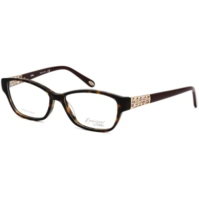 Emozioni Ladies Tortoise Square Eyeglass Frames Em405300860054 In ["tortoise"]