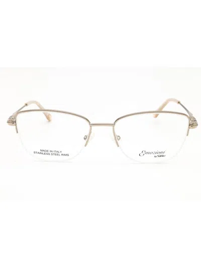 Emozioni Metal Cat Eye Women's Eyeglasses - Em 4415 Style In Purple