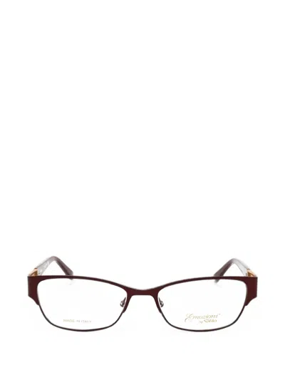 Emozioni Rectangle-frame Glasses In Pink