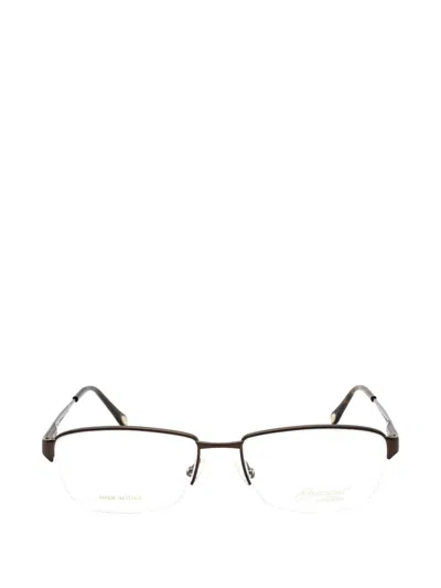 Emozioni Rectangle-frame Glasses In Brown