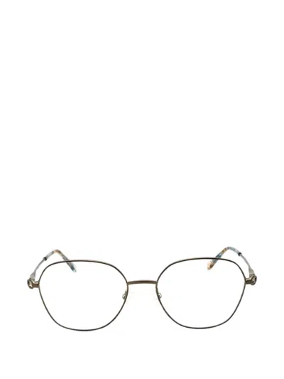 Emozioni Round-frame Glasses In Metallic