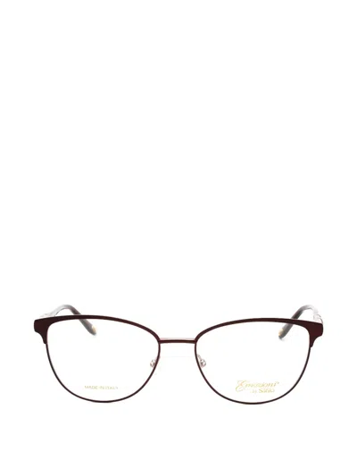 Emozioni Round-frame Glasses In Purple