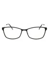 Emozioni Sleek Rectangular Eyeglasses For Women In Black