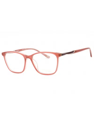 Emozioni Stylish Rectangular Eyeglasses For Women In Pink