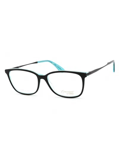Emozioni Women's Rectangular Eyeglasses 4044 In Black