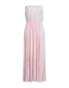 Empathie Woman Midi Dress Blush Size M Viscose In Pink
