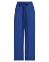 Empathie Woman Pants Bright Blue Size Xl Viscose In Blue