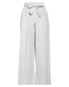 Empathie Woman Pants Light Grey Size M Viscose, Polyamide In Grey