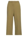 Empathie Woman Pants Military Green Size L Cotton