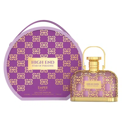 Emper Ladies High End Star Of Paradise Edp Spray 3.4 oz Fragrances 6294021907491 In Transparent