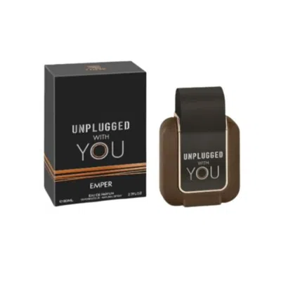 Emper Men's Unplugged With You Edp Spray 2.7 oz Fragrances 6291108525357