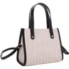Emperia Annabelle Mini Straw Satchel In Black