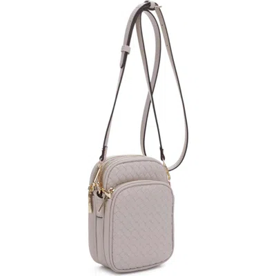 Emperia Josie Diamond Weave Crossbody Bag In Orange