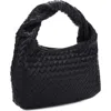 Emperia Libby Diamond Weave Twist Handle Shoulder Bag In Pattern