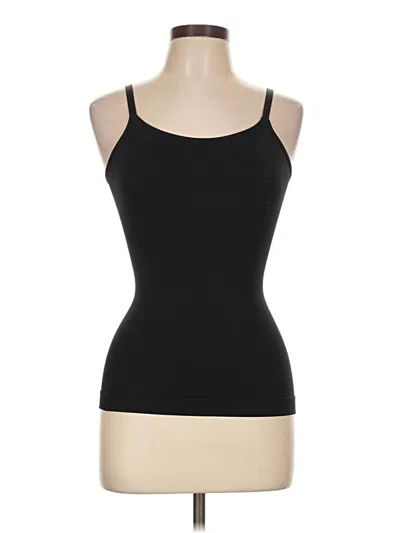 Pre-owned Empetua Sleeveless Top Black Halter Neckline Tops
