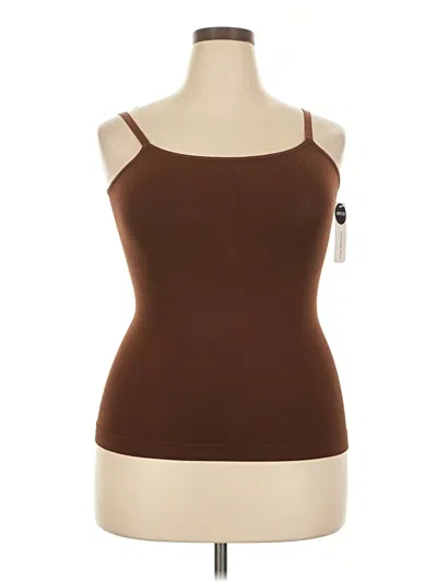Pre-owned Empetua Sleeveless T-shirt In Brown