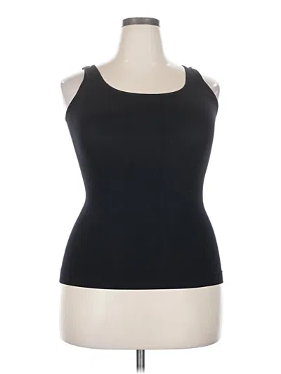 Pre-owned Empetua Tank Top Black Strapless Neckline Tops