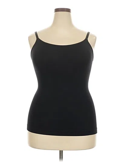 Pre-owned Empetua Tank Top Black Strapless Neckline Tops