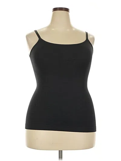 Pre-owned Empetua Tank Top Black Strapless Neckline Tops