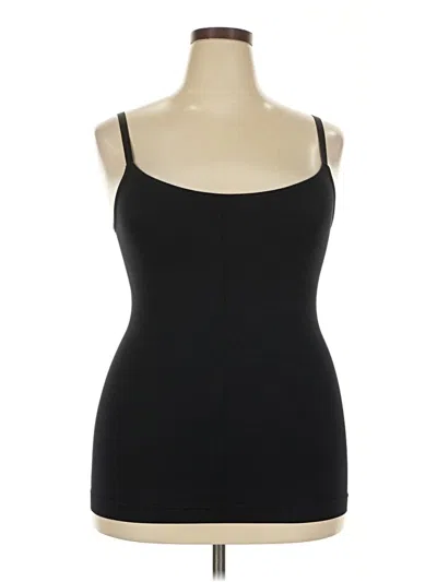 Pre-owned Empetua Tank Top Black Strapless Neckline Tops