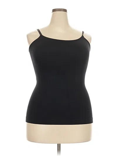Pre-owned Empetua Tank Top Black Strapless Neckline Tops
