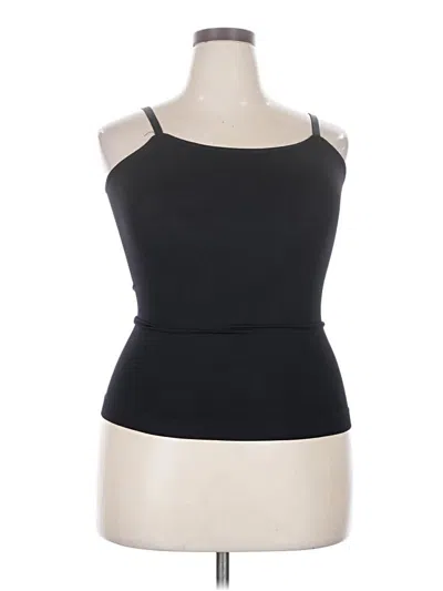 Pre-owned Empetua Tank Top Black Strapless Neckline Tops