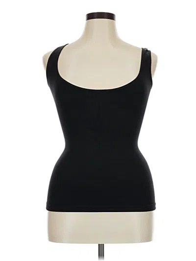 Pre-owned Empetua Tank Top Black Strapless Neckline Tops