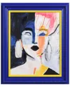 Empire Art Direct Abstract Diva Hand-painted Embellished Canvas Wall Art With Baroque Frame In Multi