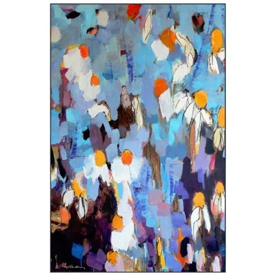 Empire Art Direct Always On My Mind Washable Abstract Area Rug, Power-loomed, Softness With Non-slipping Backing In Multi-color