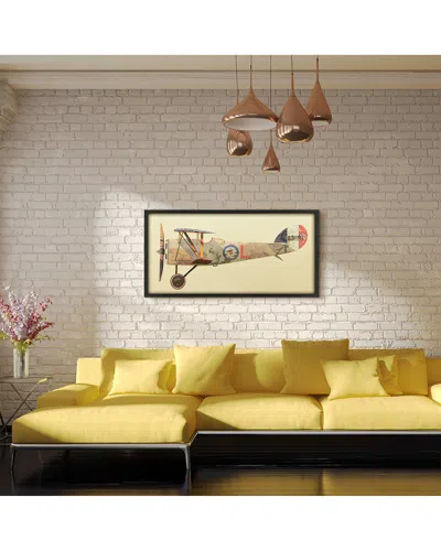 Empire Art Direct Antique Biplane #1 Framed Artwork By Alex Zeng
