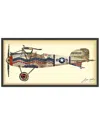 Empire Art Direct Antique Biplane #3 Framed Artwork By Alex Zeng