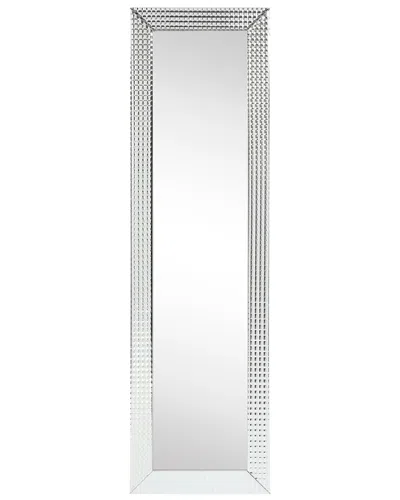 EMPIRE ART DIRECT EMPIRE ART DIRECT BLING BEVELED GLASS RECTANGLE CHEVAL MIRROR FULL LENGTH MIRROR LEANER