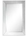 Empire Art Direct Bling Beveled Glass Rectangle Wall Mirror