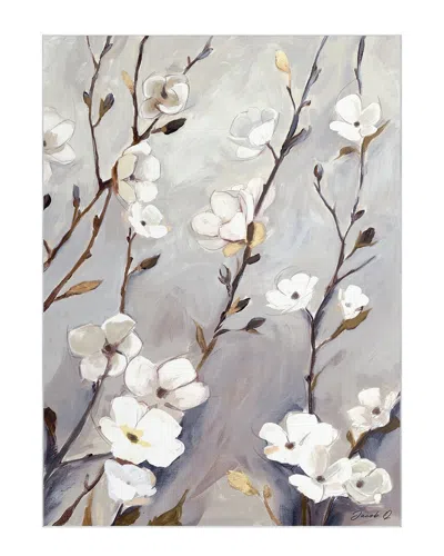 EMPIRE ART DIRECT EMPIRE ART DIRECT BLOSSOMING UP II WASHABLE FLOWERS ART AREA RUG