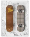 Empire Art Direct Burberry Wheels Frameless Free Floating Tempered Glass Panel Graphic Wall Art