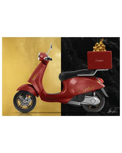 Empire Art Direct Cartier Delivery Frameless Free Floating Tempered Glass Panel Graphic Wall Art