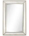 Empire Art Direct Solid Wood Frame Covered With Beveled Antique Mirror Panels