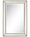 Empire Art Direct Solid Wood Frame Covered With Beveled Antique Mirror Panels