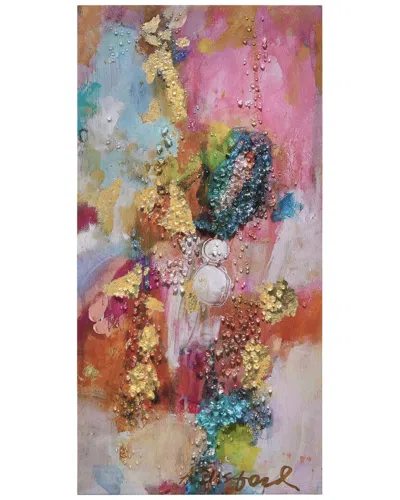 Empire Art Direct Colorful Symphony Ii Embellished Canvas Wall Art In Multi