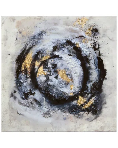Empire Art Direct Cosmic Swirl Ii Embellished Canvas Wall Art In Multi