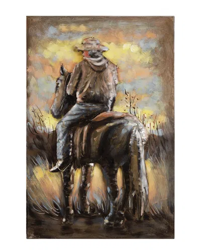 Empire Art Direct Cowboy Metal Artwork
