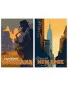 Empire Art Direct "down In The Bayou New York Minute" Frameless Free Floating Tempered Glass Panel Graphic Wall Art Se
