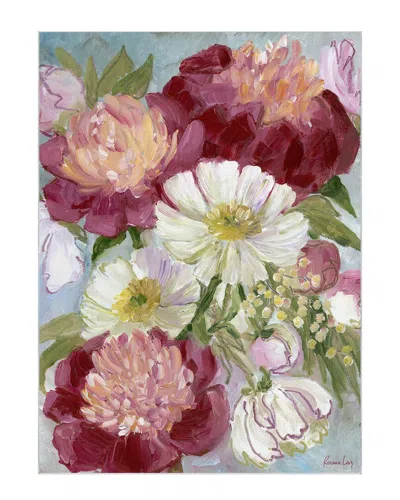 EMPIRE ART DIRECT EMPIRE ART DIRECT ELEANORA PAINTERLY FLORALS WASHABLE ART AREA RUG