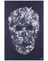 Empire Art Direct Ethereal Skull Wrapped Canvas Wall Art In Blue